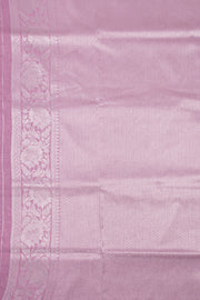 Purple Pearly Kanjivaram Tissue Vegan Silk Saree 10075565