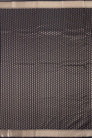 Black Kanjivaram Vegan Silk Saree 10075585