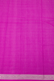 Magenta Pink Kanjivaram Vegan Silk Saree 10075588