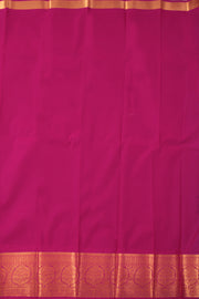 Green Kanjivaram Vegan Silk Saree 10076028