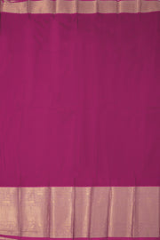 Yellow Kanjivaram Vegan Silk Saree 10076031