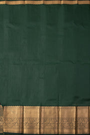 Black Kanjivaram Vegan Silk Saree 10076032