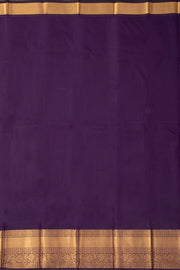 Blue Kanjivaram Vegan Silk Saree 10076043