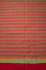 Beige And Pink Art Silk Kanjivaram Saree With Checks Design 10076309