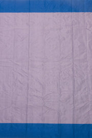 Lavender Art Silk Kanjivram Saree With Checks Design 10076311