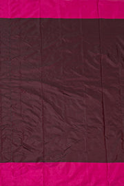 Brown Art Silk Kanjivaram Saree With Checks Design 10076324