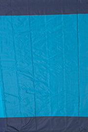 Blue Art Silk Kanjivaram Saree With Checks Design 10076327