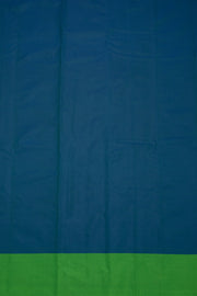 Blue Art Silk Kanjivaram Saree With Checks Design 10076337