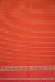 Green Art Silk Kanjivaram Saree With Stripes Design 10076338