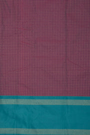 Red Art Silk Kanjivaram Saree With Checks Design 10076347