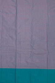 Lavender Art Silk Kanjivaram Saree With Stripes Design 10076350