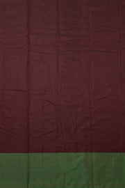 Brown Art Silk Kanjivaram Saree With Stripes Design 10076351