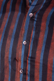 Black Full Sleeve Jahota Print Modal Silk Mens Shirt 10074385