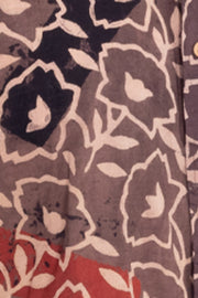 Brown Half Sleeve Ajrakh Printed Cotton Mens Shirt 10072715