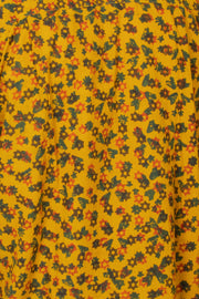 Yellow Half Sleeve Ajrakh Printed Cotton Mens Shirt 10072992