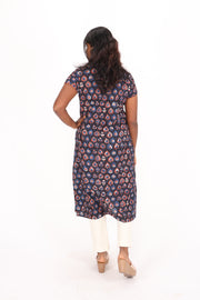 Black Jahota Printed Cotton Kurta