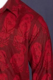Red Bagh Printed Full Sleeve Men's Cotton Shirt 10075450