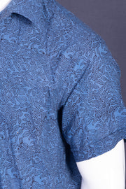 Blue Bagh Printed Half Sleeve Men's Cotton Shirt 10075451