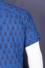 Blue Bagh Printed Half Sleeve Men's Cotton Shirt 10075452