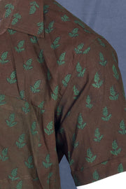 Maroon Bagh Printed Half Sleeve Men's Cotton Shirt 10075455