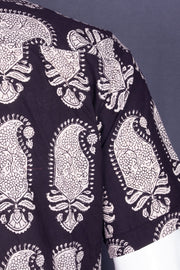 Black Bagh Printed Half Sleeve Men's Cotton Shirt 10075456