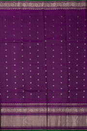 Green Gadwal Kuttu Silk Saree 10075416