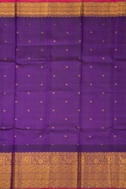 Green Gadwal Kuttu Silk Saree 10075421