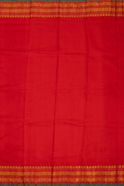 Beige Gadwal Kuttu Silk Saree 10075435