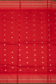 Green Gadwal Kuttu Silk Saree 10075442