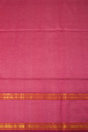 Peach Handloom Kanchi Silk Cotton Saree 10065353