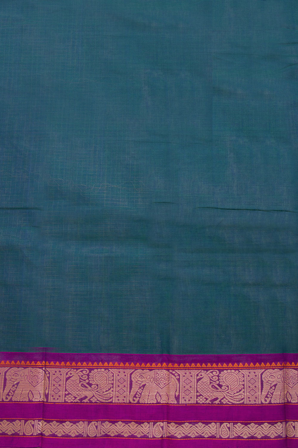 Green Kanchi Cotton Saree 10069240 - Avishya