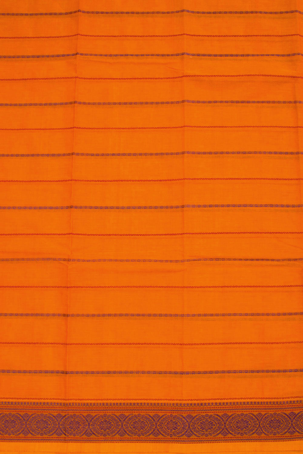 Orange Kanchi Cotton Saree 10069242 - Avishya