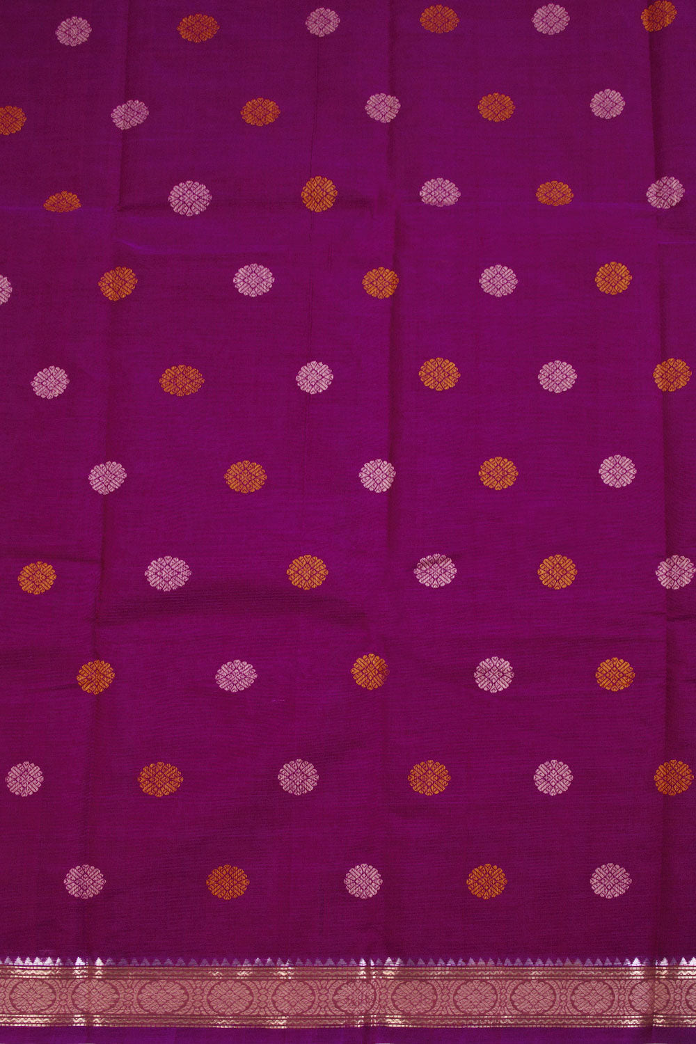 Purple Kanchi Cotton Saree 10069248 - Avishya