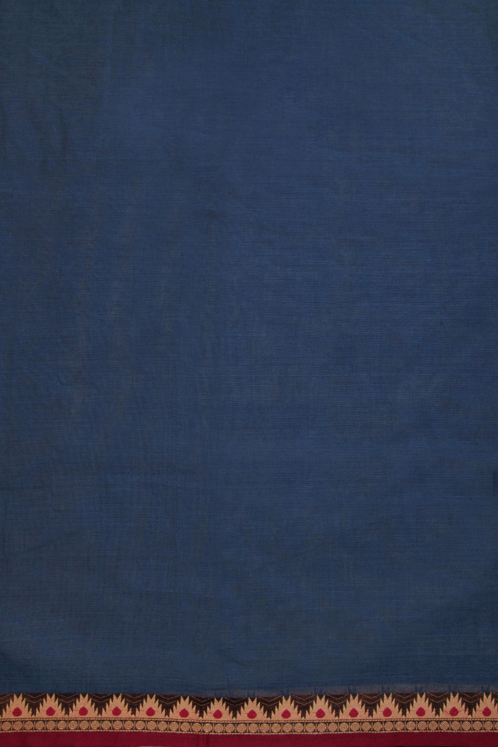 Blue Handwoven Kanchi Cotton Saree 10069287 - Avishya