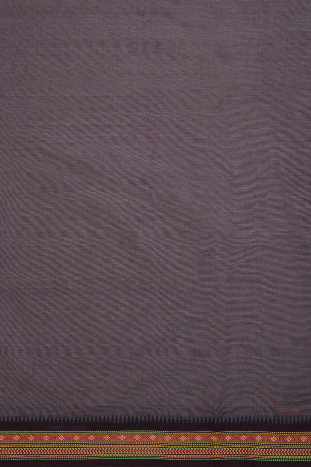 Grey Handwoven Kanchi Cotton Saree 10069296 - Avishya