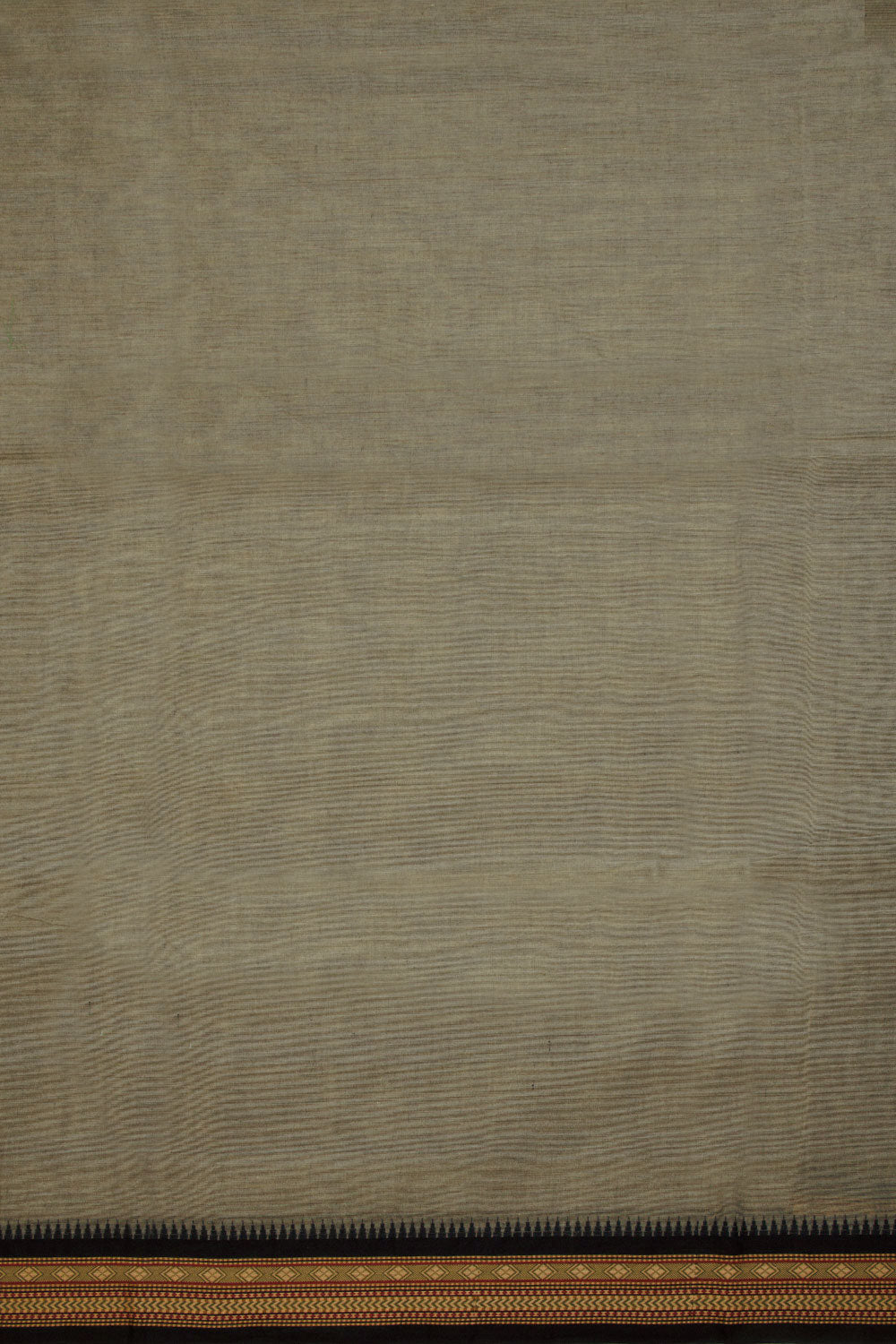 Grey Handwoven Kanchi Cotton Saree 10069297 - Avishya