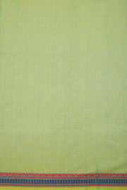 Dual Tone Green Handwoven Kanchi Cotton Saree 10069324 - Avishya