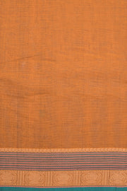 Brown Handloom Kanchi Cotton Saree