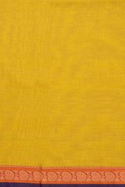 Yellow Handloom Kanchi Cotton Saree