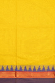 Yellow Handloom Kanchi Cotton Saree