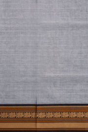 Grey Handloom Kanchi Cotton Saree 