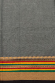 Grey Handloom Kanchi Cotton Saree