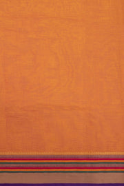 Orange Handloom Kanchi Cotton Saree 10071829