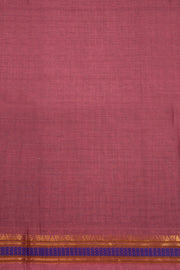 Mauve Handloom Kanchi Cotton Saree