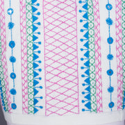 Cream Kantha Embroidered Cotton Blouse 10069564 - Avishya