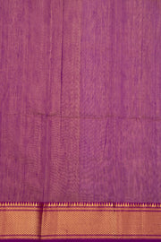 Yellow Maheshwari Silk Cotton Saree 10075276