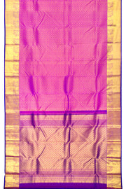 Magenta Pure Zari Jacquard Kanjivaram Silk Saree 10062458