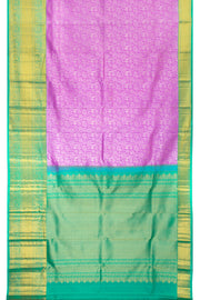 Orchid Pink Pure Zari Kanjivaram Silk Saree 10062461