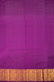 Lavender Handloom Bridal Kanjivaram Silk Saree 10069167
