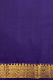Yellow Checked Kanjivaram Silk Saree 10070638